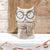 Owl Vase with Glasses