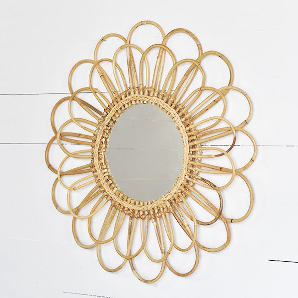 Bamboo Loop Wall Mirror | 28&quot;