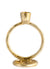 Round Taper Candle Holder | Gold