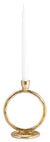 Round Taper Candle Holder | Gold