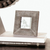 Wood Photo Frame | Distressed Black | 4x4"