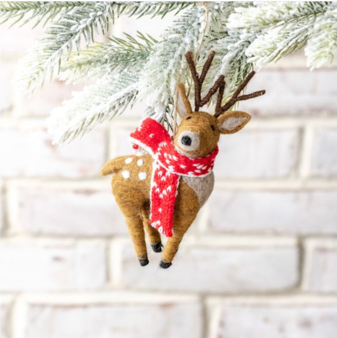Felt Deer | Ornament