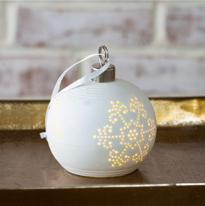 Tabletop Lighted Snowflake Ornament