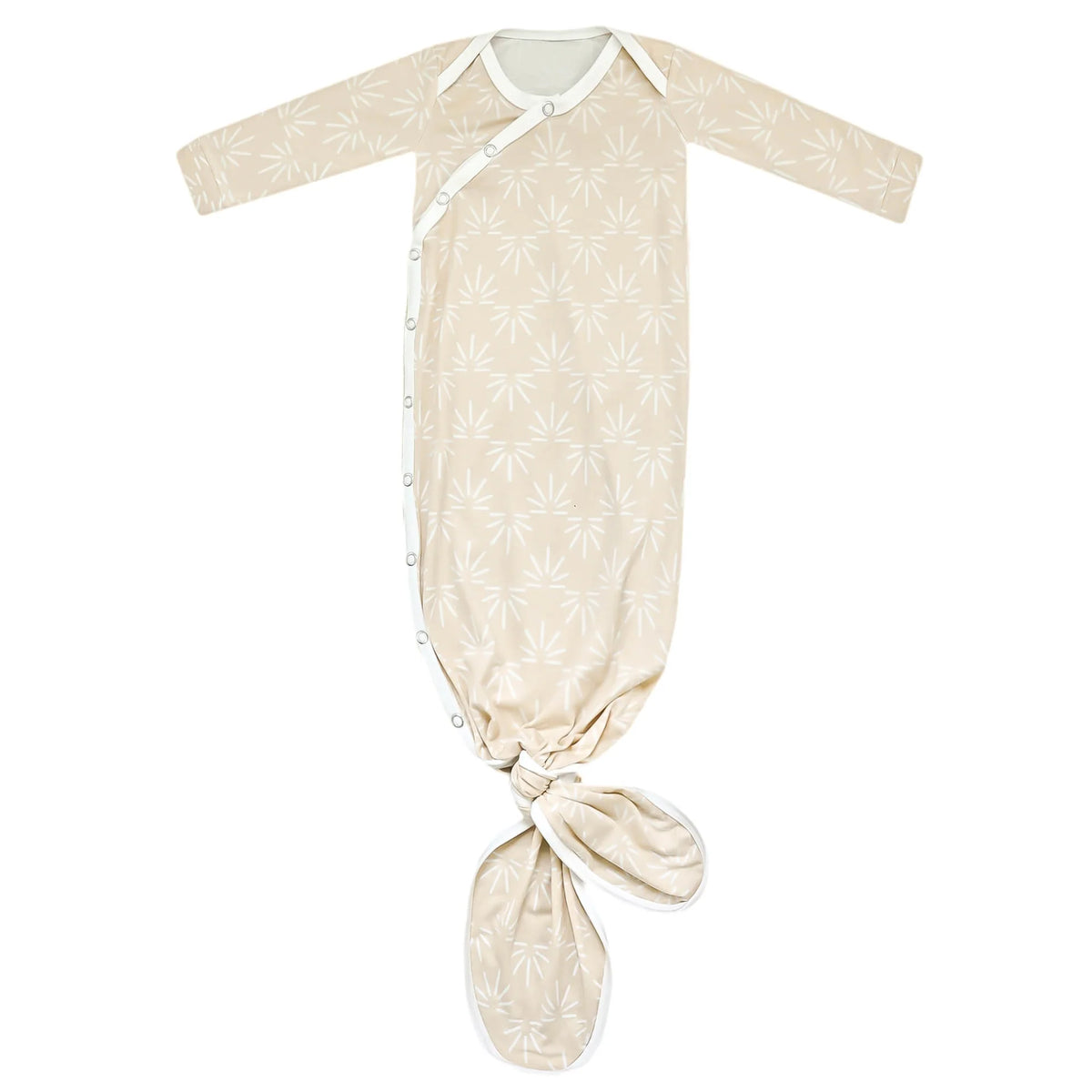Sol Sunshine | Knotted Baby Gown | Copper Pearl