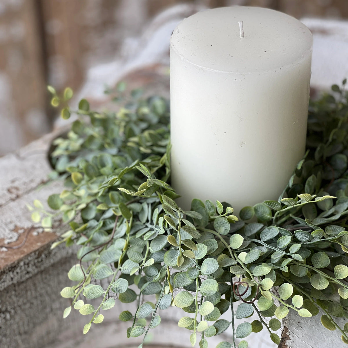 Cherub Vine Candle Ring | 13&quot;