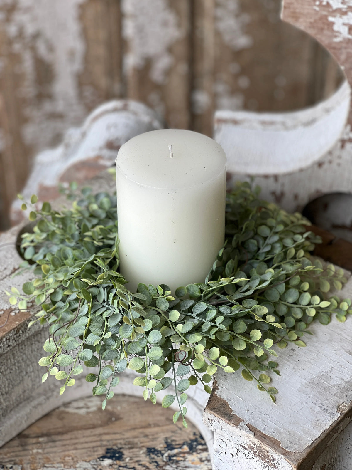 Cherub Vine Candle Ring | 13&quot;