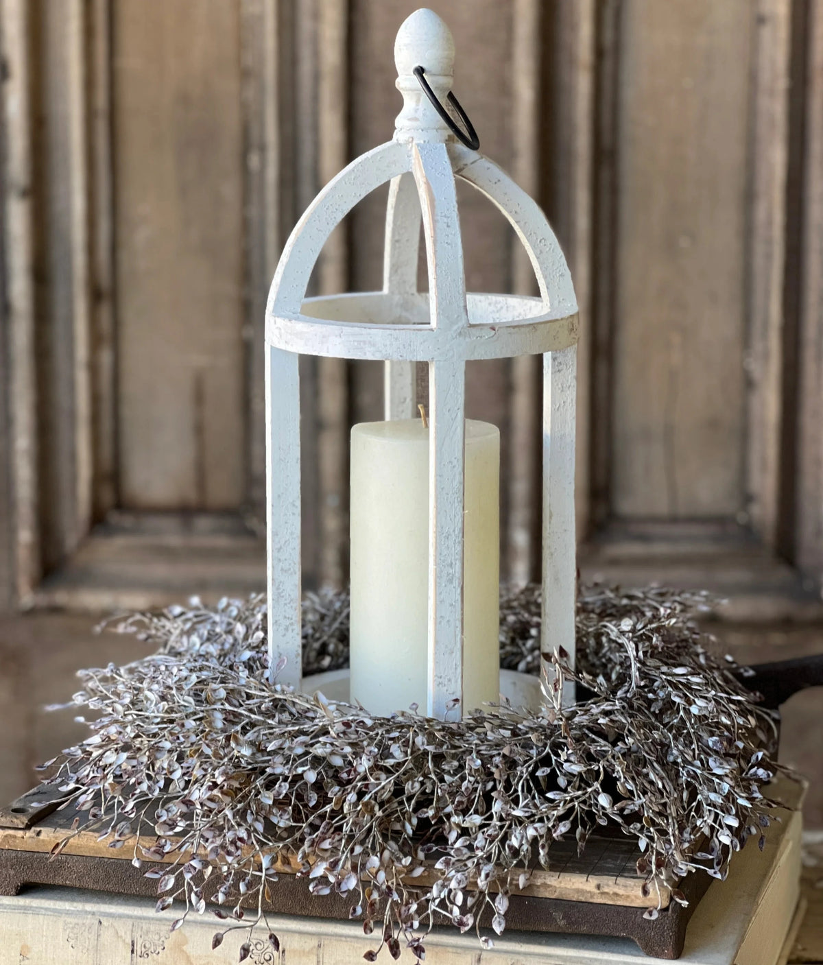 Farmhouse Lantern | Wood