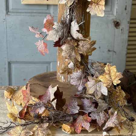 Frostbound Leaves Garland | 5'