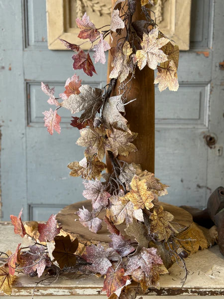 Frostbound Leaves Garland | 5'