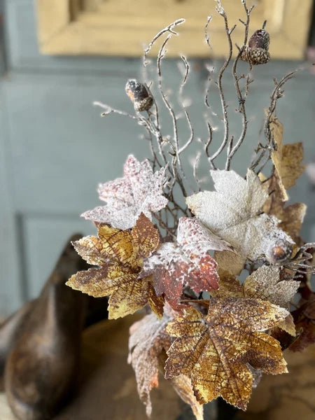Frostbound Leaves Garland | 5'