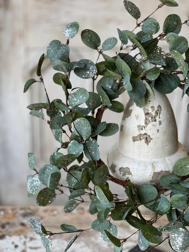 Iced Eucalyptus Ring | 16&quot;