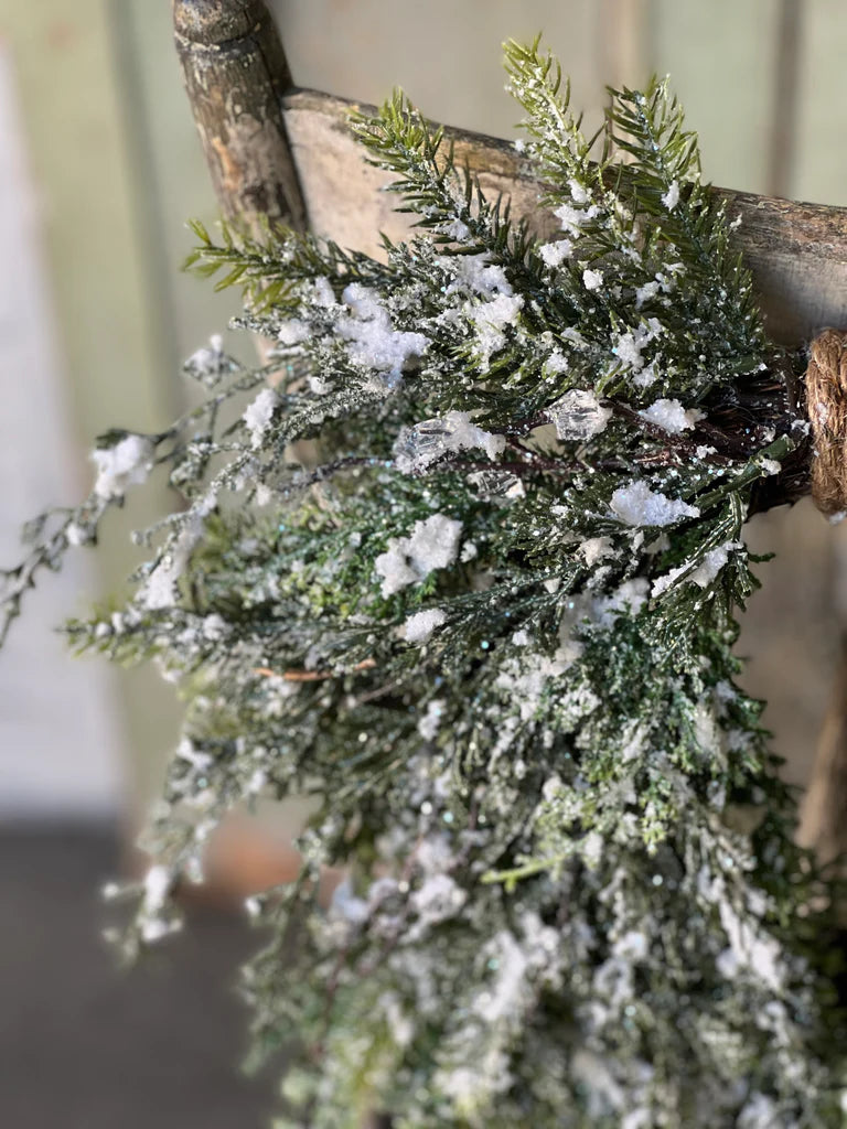 Snowy Pine Wreath | 18&quot;