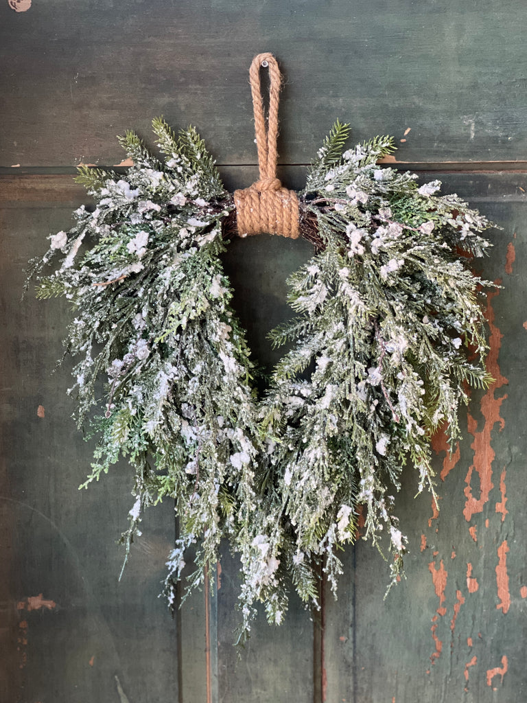 Snowy Pine Wreath | 18&quot;