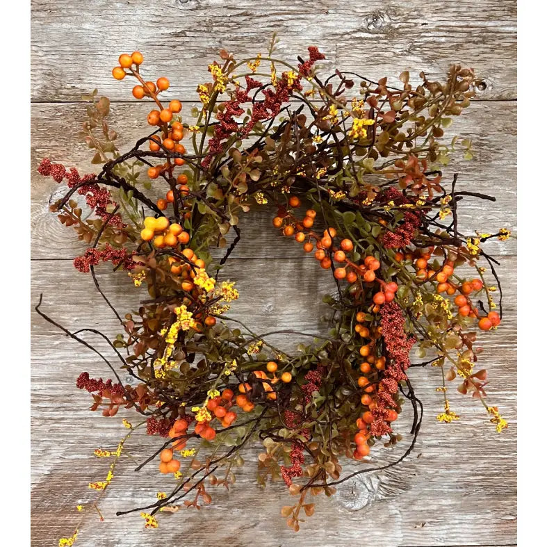 Sienna Peppergrass Candle Ring | 12&quot;