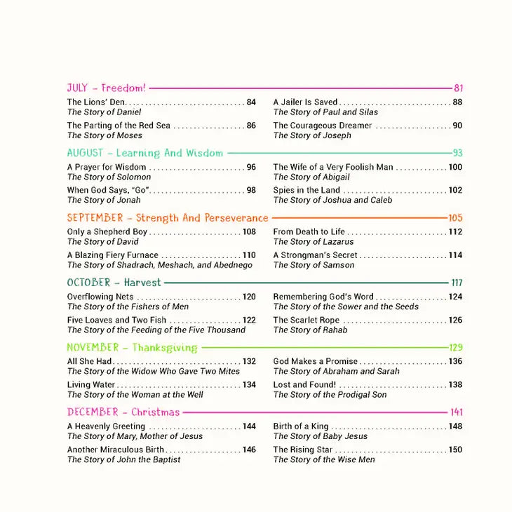 A Year of Bible Stories | Book