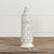 Stamped Metal Taper Candle Lantern | Vintage Cream