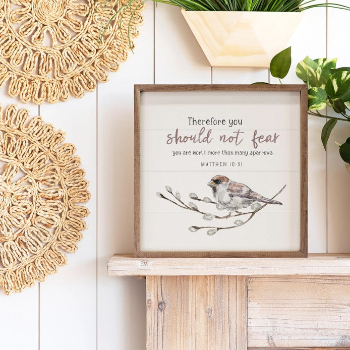 You Are Worth More Than Many Sparrows | Matthew 10:31 | Wall Art