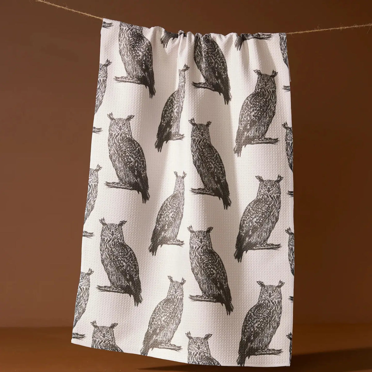 Geometry Kitchen Tea Towel | Nocturne Owls