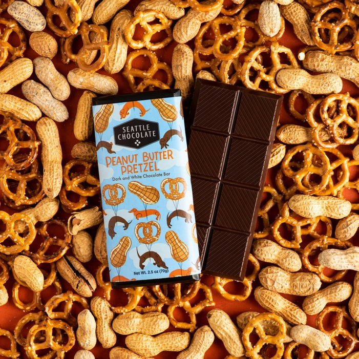 Peanut Butter Pretzel Truffle Bar | Chocolate Bar