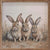 Three Sweet Rabbits | Wall Art
