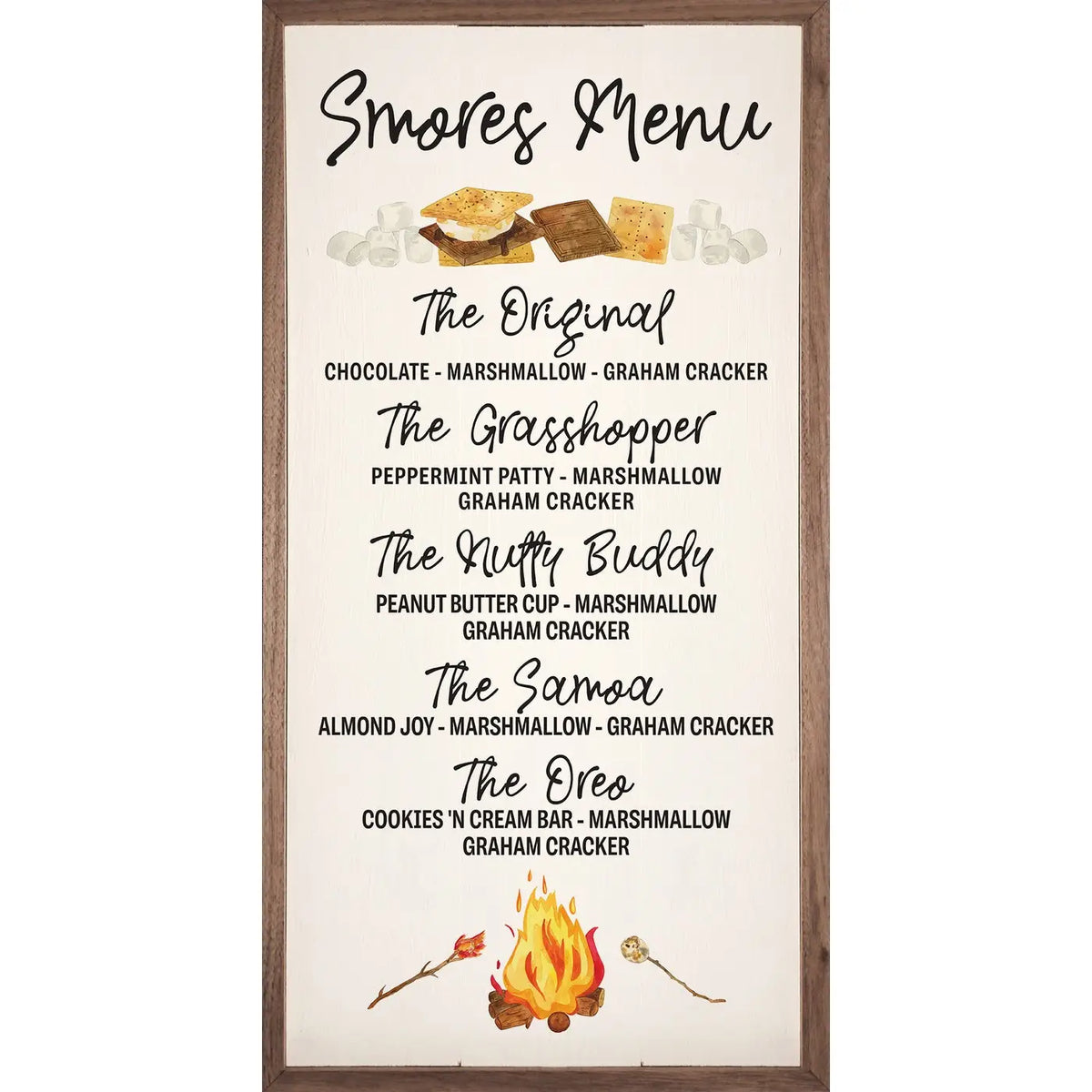 Smores Menu | Wall Art