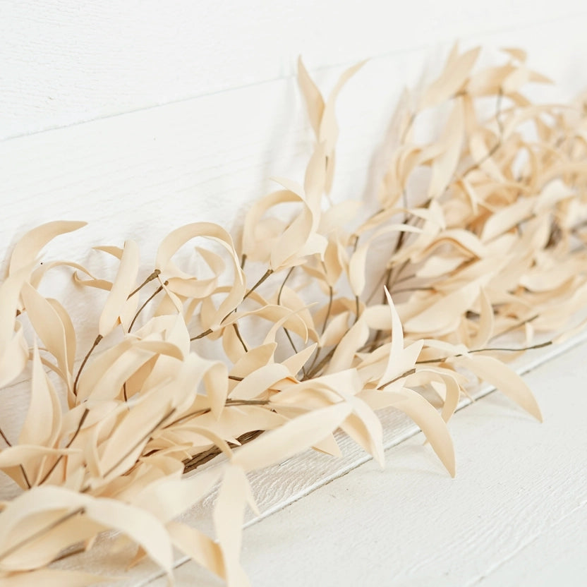 Autumn Leaves Garland | Creamy Beige