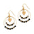 Your Journey Beaded Love Earrings | Black