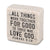 Work Together for Good | Scripture Stone Block