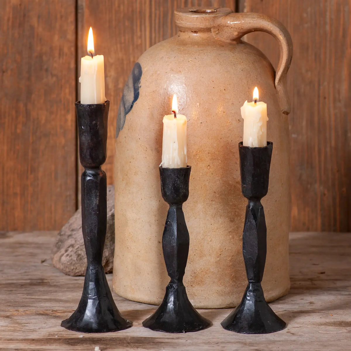 Iron Candle Holder