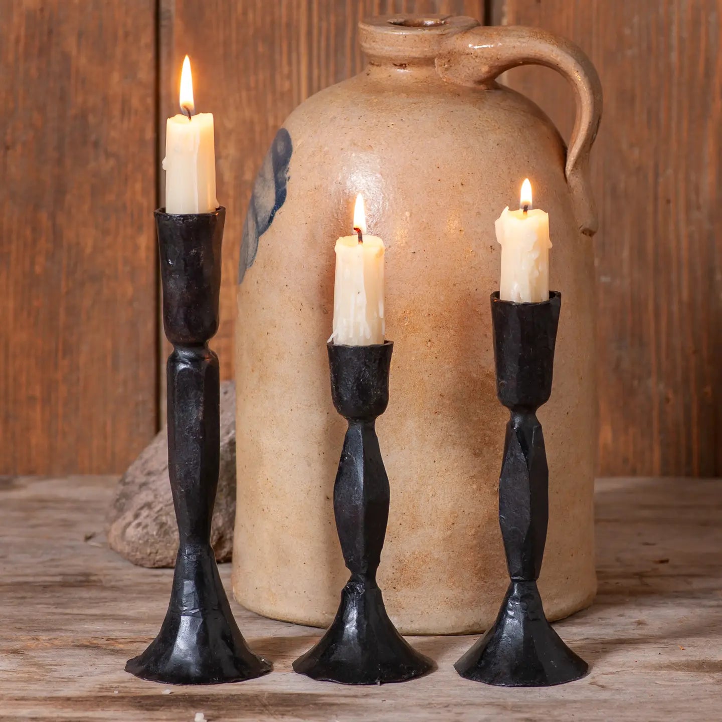 Iron Candle Holder