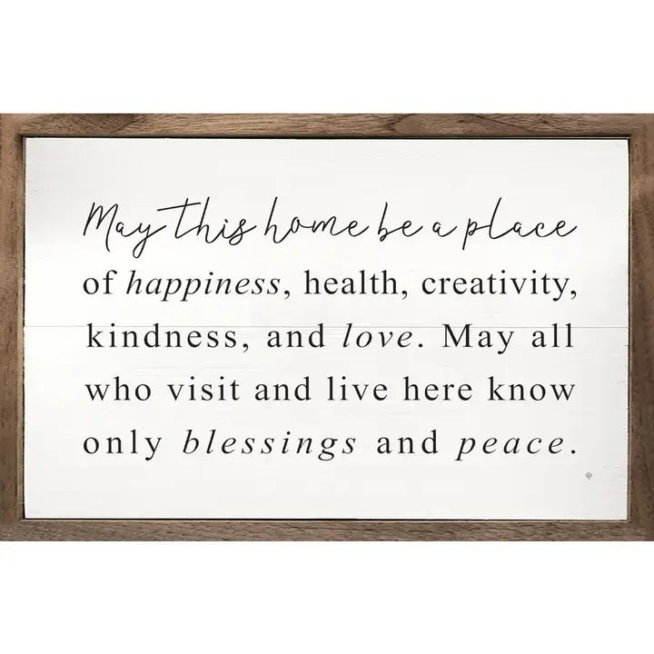 May This Home Be a Place... | Wall Art