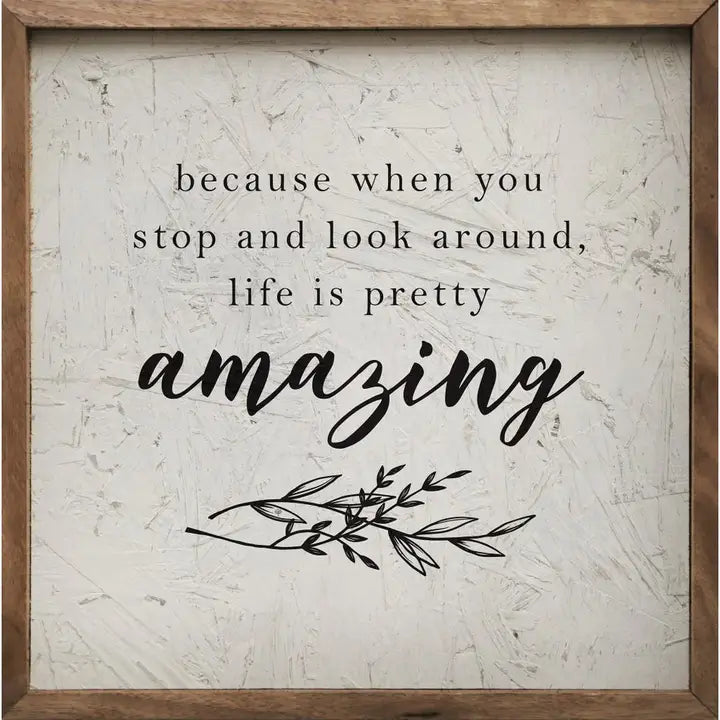 Life Is Pretty Amazing | Wall Art