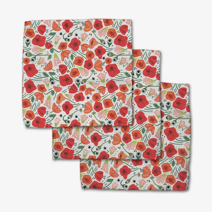 Geometry Kitchen Dishcloth | Poppy Power