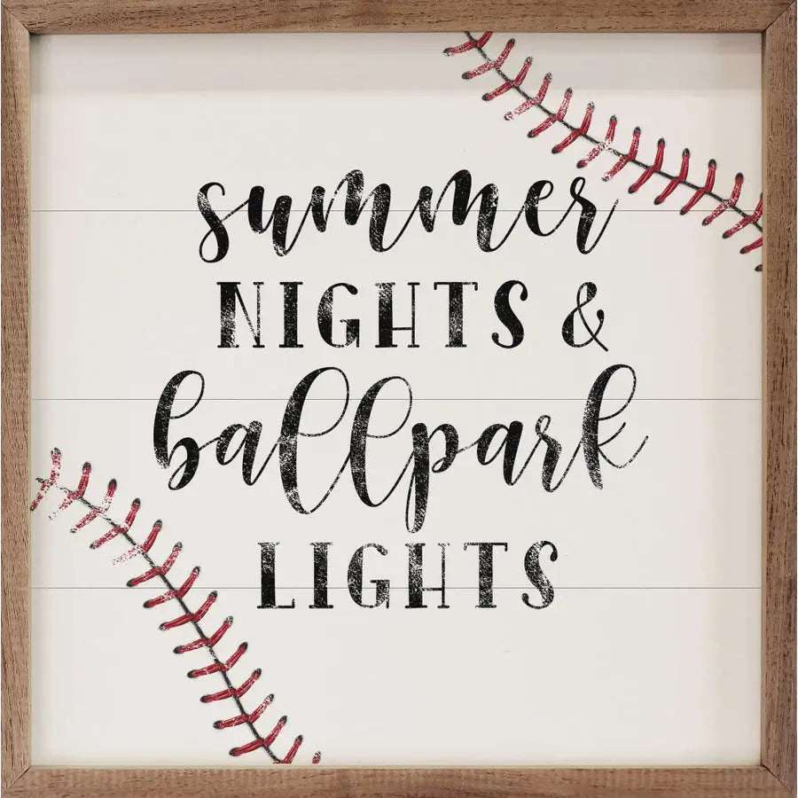 Ballpark Lights | Wall Art