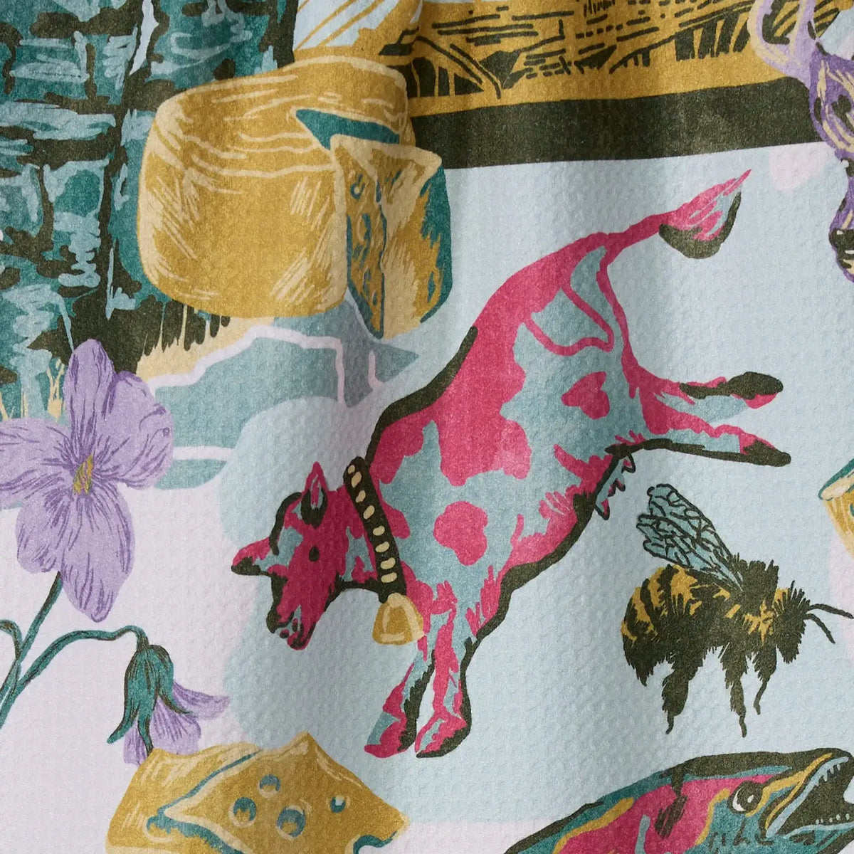 Geometry Kitchen Tea Towel | Greetings from Wisconsin