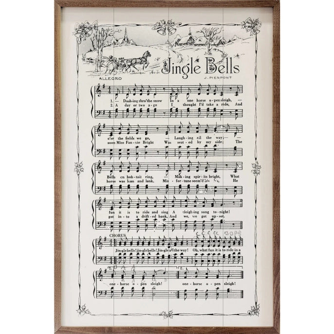 Jingle Bells Sheet Music | Wall Art