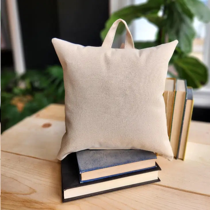 With freedom, books, flowers, and the moon... | Reading Pocket Pillow