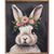 Bunny with Flower Crown | Wall Art