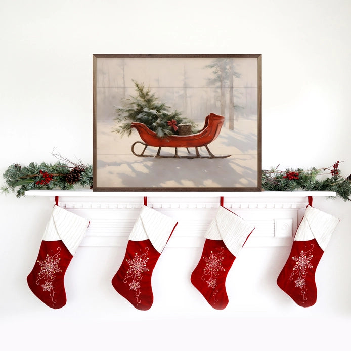 Winter Sleigh | Wall Art