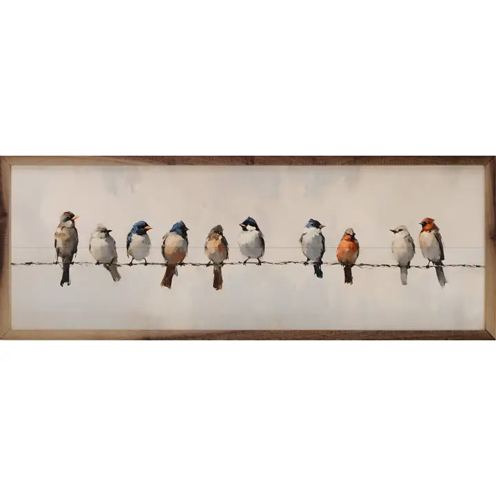 Birds on a Wire | Wall Art