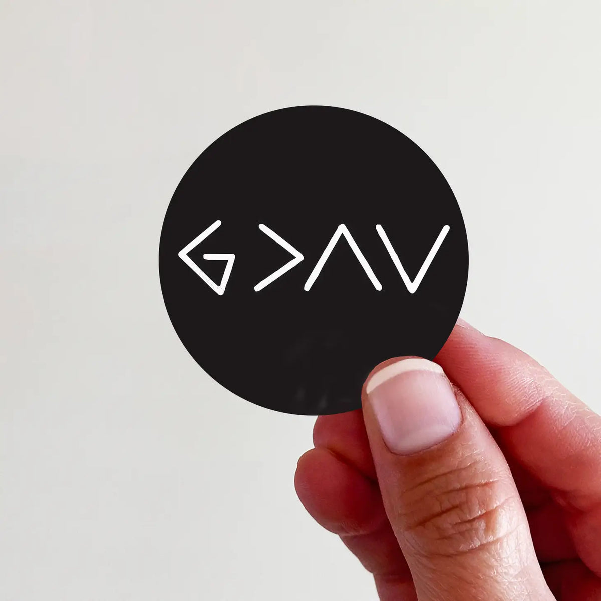 God Is Greater Than Highs &amp; Lows | Vinyl Sticker