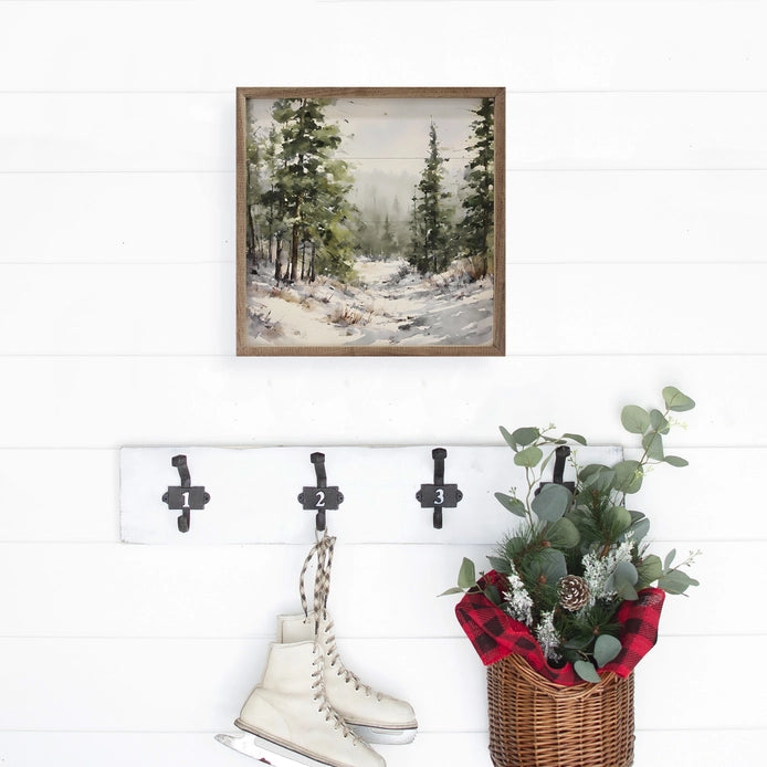 Snowy Trees | Wall Art