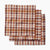 Geometry Kitchen Dishcloth | Maple Plaid