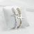 Cross Bracelet | Silver or Gold