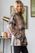 Plaid Button-Up Hoodie | Mocha
