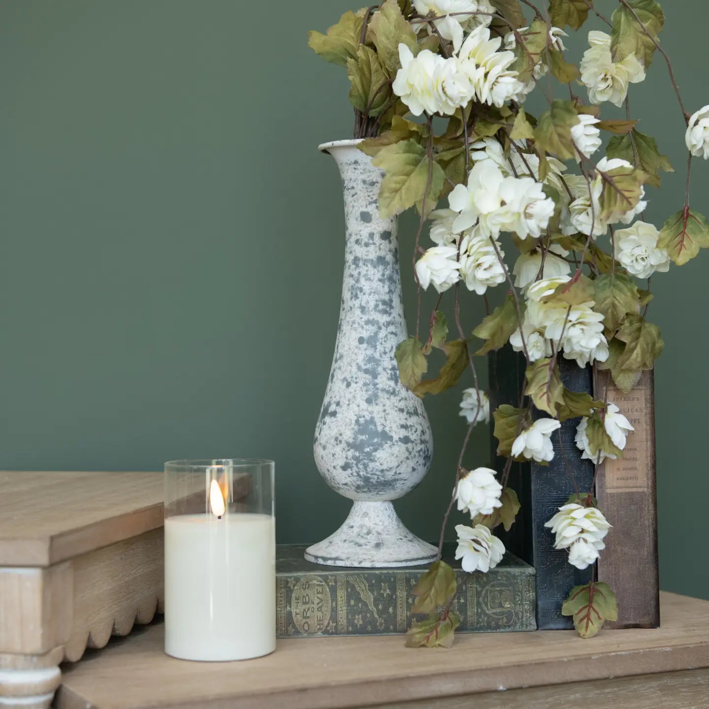 Metal Vase | Distressed