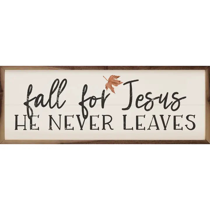 Fall for Jesus | Wall Art