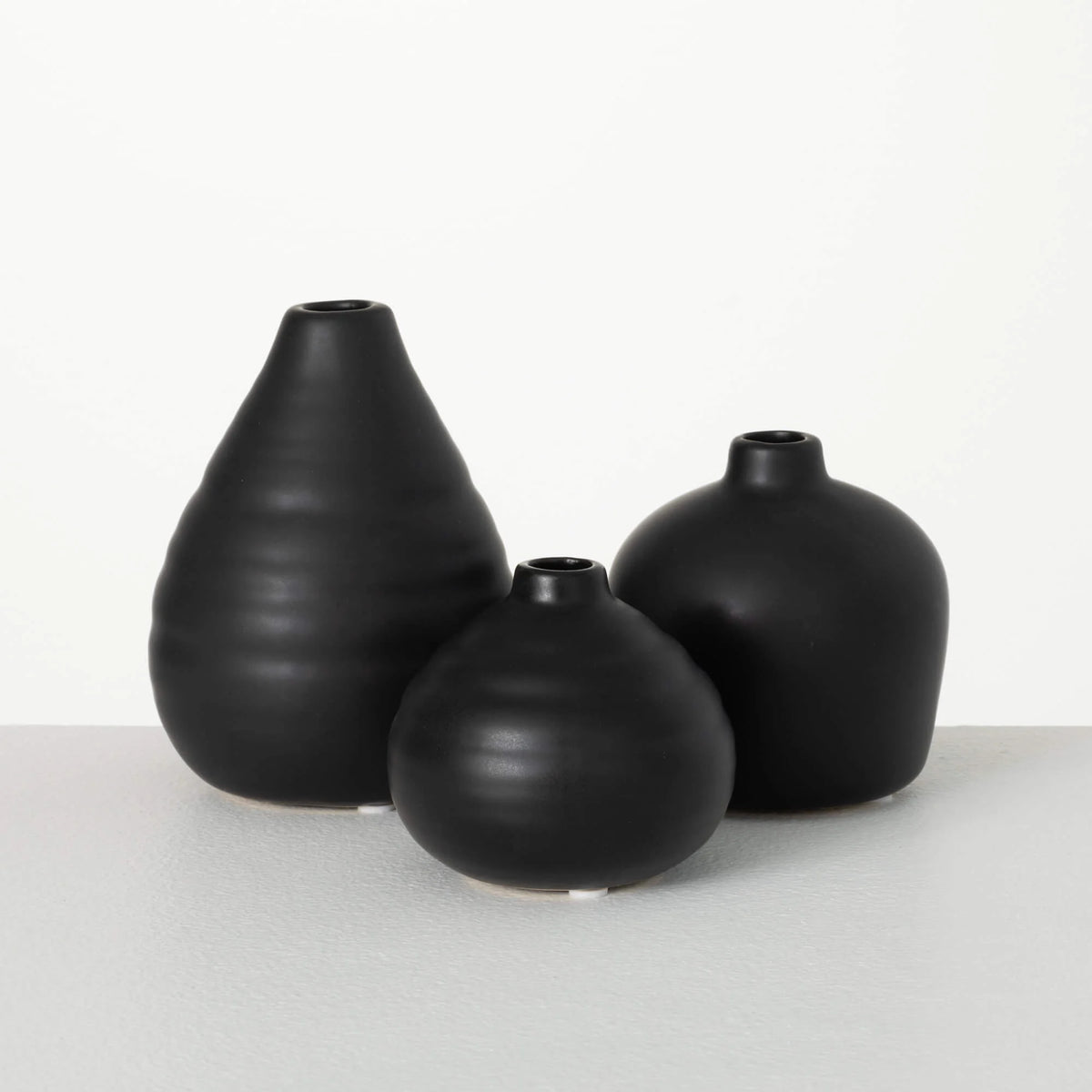 Black Matte Vase | 3-5&quot;