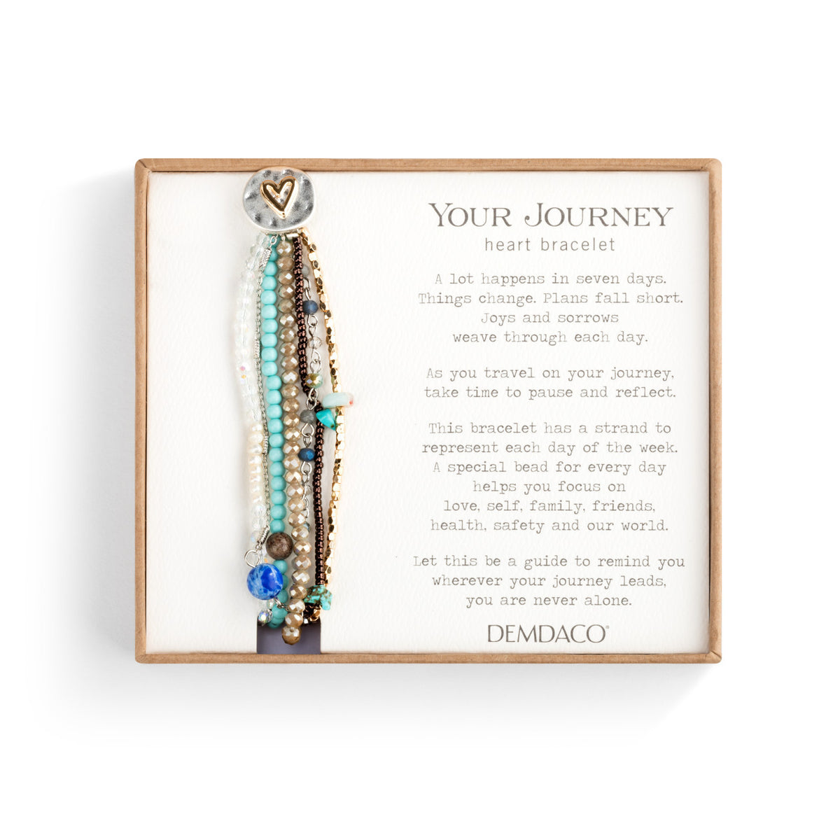 Your Journey Heart Bracelet | Turquoise