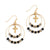 Your Journey Beaded Prayer Earrings | Black